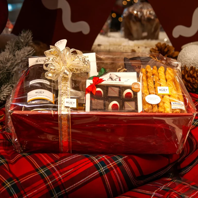boutique en ligne maison buet lausanne chocolatier pâtissier boulanger traiteur panier garni chocolat pâtisserie boulangerie