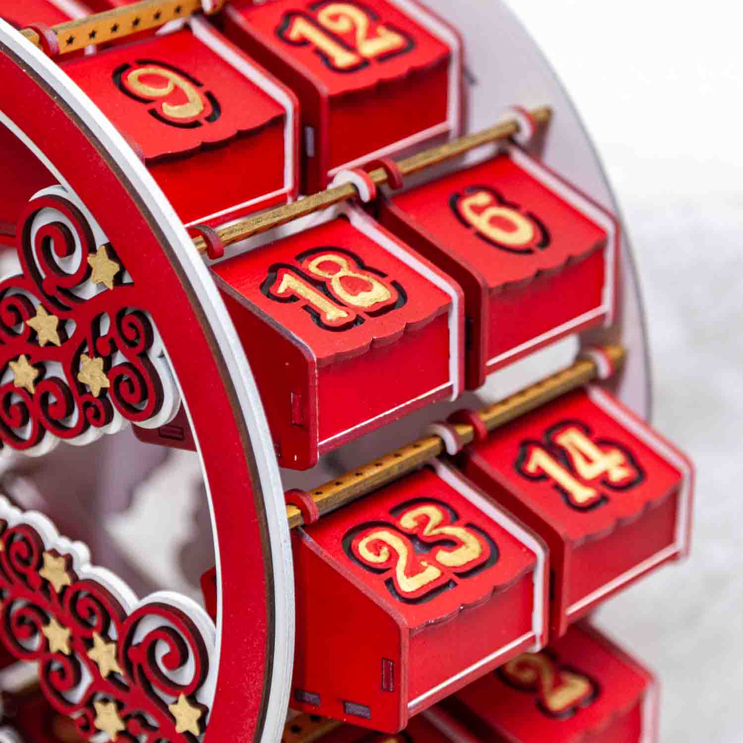 Exemplaire unique ! Calendrier de l'Avent - La Grande Roue 2 Calendrier de l'Avent - Maison BUET Lausanne - La Grande Roue